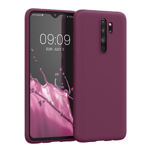 Kwmobile tok Xiaomi Redmi Note 8 Pro telefonhoz, szilikon, lila, 50242.187