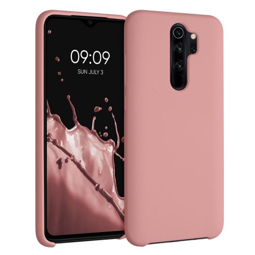 Kwmobile tok Xiaomi Redmi Note 8 Pro telefonhoz, szilikon, rózsaszín, 50248.193