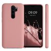 Kwmobile tok Xiaomi Redmi Note 8 Pro telefonhoz, szilikon, rózsaszín, 50248.193