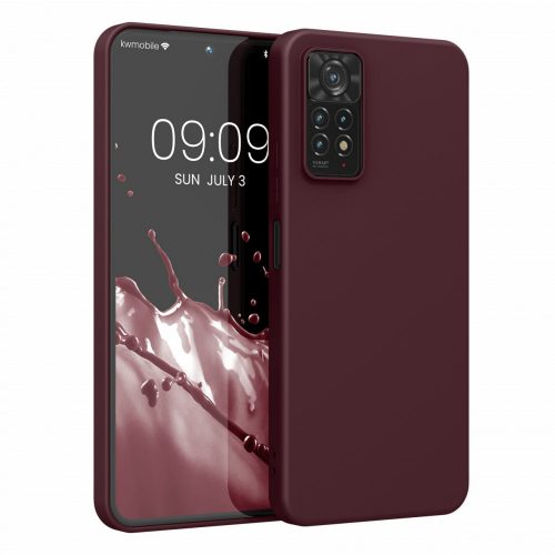 Kwmobile tok Xiaomi Redmi Note 11 Pro/Redmi Note 11 Pro 5G telefonhoz, szilícium, lila, 57369.190