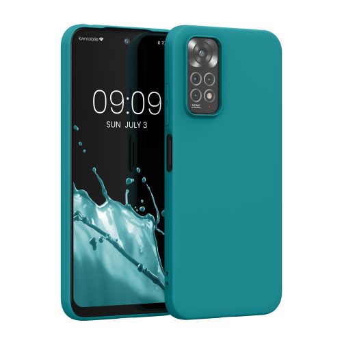 Kwmobile tok Xiaomi Redmi Note 11/Redmi Note 11s telefonhoz, szilikon, zöld, 57368.57