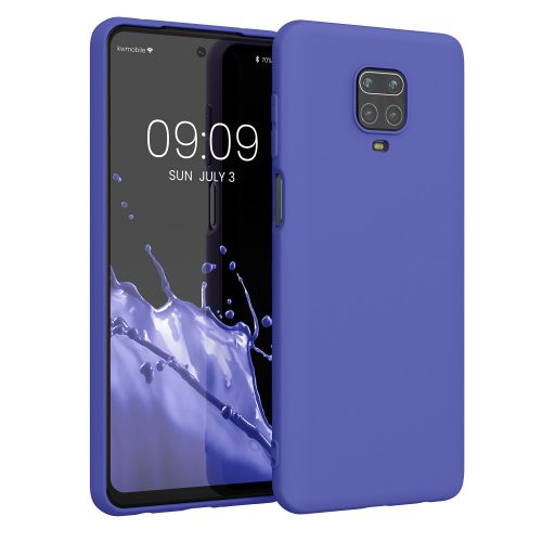 Kwmobile tok Xiaomi Redmi Note 9S/Redmi Note 9 Pro/Redmi Note 9 Pro Max telefonokhoz, szilikon, kék, 52140.234