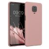 Kwmobile tok Xiaomi Redmi Note 9S/Redmi Note 9 Pro/Redmi Note 9 Pro Max telefonokhoz, szilikon, rózsaszín, 52140.193