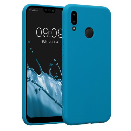 Kwmobile tok Huawei P20 Lite készülékhez, szilikon, kék, 44358.224