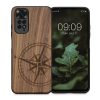 Kwmobile tok Xiaomi Redmi Note 11/Redmi Note 11s készülékhez, fa, barna, 57386.01