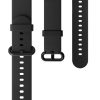 2 db szíj készlet Xiaomi Mi Watch Lite/Redmi Watchhoz, Kwmobile, fekete/zöld, szilikon, 54778.03