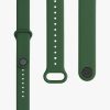 2 db pánt készlet Xiaomi Redmi Smart Band Pro, Kwmobile, fehér/zöld, szilikon, 57425.02 készülékhez