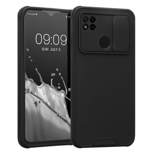 Kwmobile tok Xiaomi Redmi 9C telefonhoz, szilikon, fekete, 57391.01