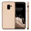 Kwmobile tok Samsung Galaxy A8 (2018) telefonhoz, szilikon, arany, 45634.66