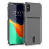 Kwmobile tok Apple iPhone X/iPhone XS, szilikon, átlátszó, 57518.03