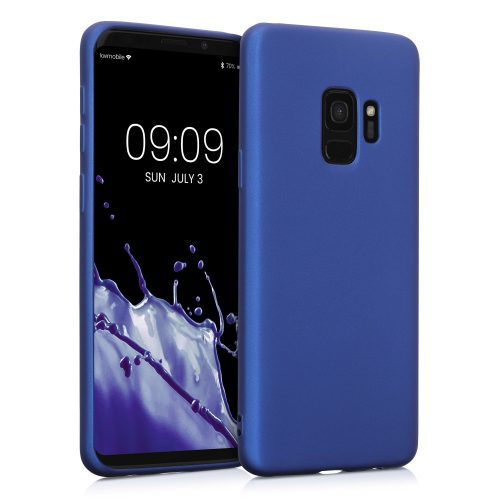 Kwmobile tok Samsung Galaxy S9, szilikon, kék, 44582.64