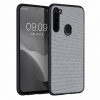 Kwmobile tok Xiaomi Redmi Note 8 telefonhoz, textil, szürke, 57491.22