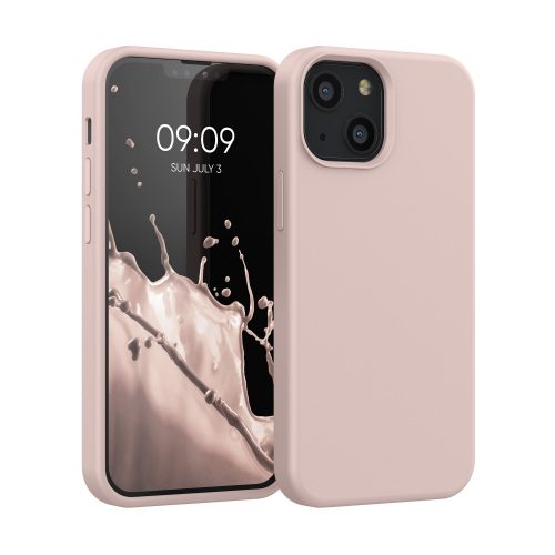 Kwmobile tok Apple iPhone 13 Minihez, szilikon, rózsaszín, 55877.225