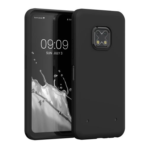 Kwmobile tok Nokia XR20 telefonhoz, szilikon, fekete, 57532.01