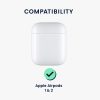 Apple AirPods 2/AirPods 1 fejhallgató tok, Kwmobile, kék, szilikon, 57659.23