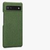 Kwmobile tok Google Pixel 6a telefonhoz, textil, zöld, 57794.07