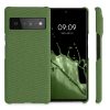 Kwmobile tok Google Pixel 6 Pro telefonhoz, textil, zöld, 57796.07