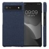 Kwmobile tok Google Pixel 6a telefonhoz, textil, kék, 57797.17