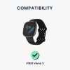 USB töltőkábel Fitbit Versa 3/Sense, Kwmobile, fekete, műanyag, 57781.01