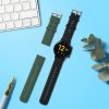 2 db szíj készlet Realme Watch S/Watch S Pro/Watch 2 Pro készülékhez, Kwmobile, fekete/zöld, szilikon, 57786.02