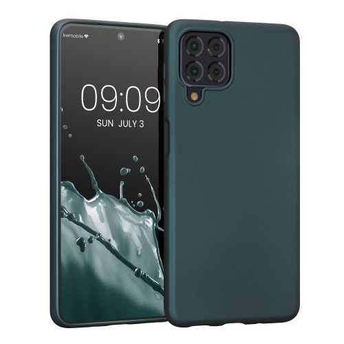 Kwmobile tok Samsung Galaxy M53 5G telefonhoz, szilikon, zöld, 57954.14