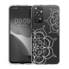 Kwmobile tok Xiaomi Redmi Note 11/Redmi Note 11s telefonhoz, szilikon, átlátszó/ezüst, 57822.03