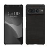 kwmobile tok Google Pixel 7 Pro telefonhoz, textil, szürke, 58018.19