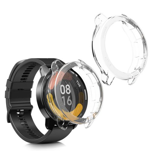 2 db-os tokkészlet Xiaomi Watch S1 Active, Kwmobile, átlátszó, szilikon, 58070.02