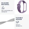 2 db pánt készlet Samsung Galaxy Fit 2, Kwmobile, szürke/lila, szilikon, 53962.06