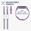 2 db pánt készlet Samsung Galaxy Fit 2, Kwmobile, szürke/lila, szilikon, 53962.06