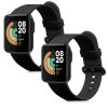 2 db szíj készlet Xiaomi Mi Watch Lite/Redmi Watchhoz, Kwmobile, fekete, szilikon, 54778.06