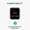 2 db szíj készlet Xiaomi Mi Watch Lite/Redmi Watchhoz, Kwmobile, fekete, szilikon, 54778.06