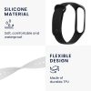 db pánt készlet Xiaomi Mi Band 4, Kwmobile, fekete/fehér, szilikon, 49312.02 telefonhoz