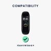 db pánt készlet Xiaomi Mi Band 4, Kwmobile, fekete/fehér, szilikon, 49312.02 telefonhoz