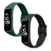 2 db pánt készlet Samsung Galaxy Fit 2 telefonhoz, Kwmobile, fekete/zöld, szilikon, 53962.05