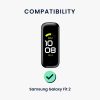 2 db pánt készlet Samsung Galaxy Fit 2 telefonhoz, Kwmobile, fekete/zöld, szilikon, 53962.05