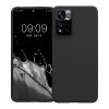 Kwmobile tok Xiaomi Redmi Note 11 Pro Plus 5G telefonhoz, szilikon, fekete, 58095.47