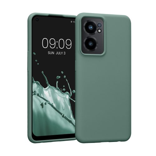 Kwmobile tok OnePlus Nord CE 2 5G telefonhoz, szilikon, zöld, 58116.166