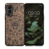 Kwmobile tok OnePlus Nord 2 5G telefonhoz, fa, barna/fekete, 56448.08