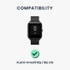 db pánt készlet Huami Amazfit Bip/Amazfit Bip Lite, Kwmobile, szürke/fekete, szilikon, 58181.01