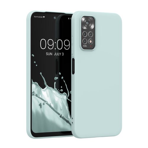 Kwmobile tok Xiaomi Redmi Note 11/Redmi Note 11s telefonhoz, szilikon, zöld, 57368.200