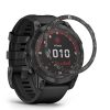 Számlapkeret Garmin Fenix 7, Kwmobile, fekete/ezüst, alumínium, 58350.01