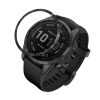 Számlapkeret Garmin Fenix 7S, Kwmobile, fekete/ezüst, alumínium, 58352.01