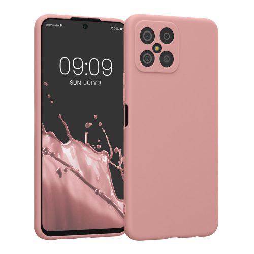 Kwmobile tok Honor X8-hoz, szilikon, rózsaszín, 58396.193