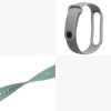 2 db pánt készlet Xiaomi Mi Smart Band 6/Mi Band 6/Mi Band 5 telefonhoz, Kwmobile, zöld/szürke, szilikon, 57428.07