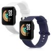 2 db szíj készlet Xiaomi Mi Watch Lite/Redmi Watchhoz, Kwmobile, kék/fehér, szilikon, 54778.07