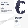 2 db szíj készlet Xiaomi Mi Watch Lite/Redmi Watchhoz, Kwmobile, kék/fehér, szilikon, 54778.07