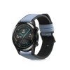 Szíj Huawei Watch GT (46 mm)/Watch GT 2 (46 mm), Kwmobile, kék, természetes bőr, 55891.206