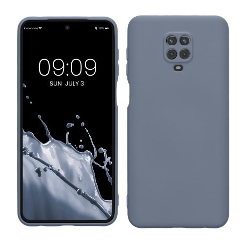 Kwmobile tok Xiaomi Redmi Note 9S/Redmi Note 9 Pro/Redmi Note 9 Pro Max telefonokhoz, szilikon, kék, 56562.12