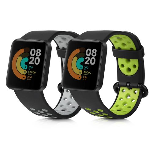 2 db szíj készlet Xiaomi Mi Watch Lite/Redmi Watchhoz, Kwmobile, Multicolor, Szilikon, 54831.06